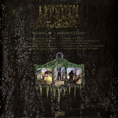 Undeath - Lesions Of A Different Kind Splatter Vinyl Edition