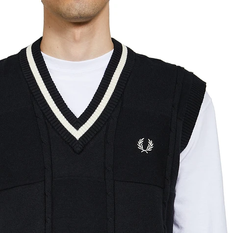 Fred Perry - Cable Knit Tank