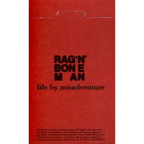 Rag'n'Bone Man - Life By Misadventure Black Tape Edition