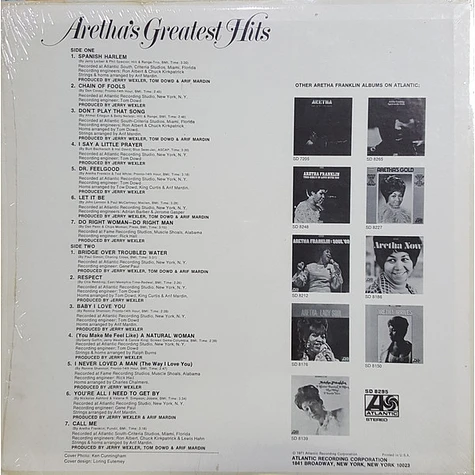 Aretha Franklin - Aretha's Greatest Hits