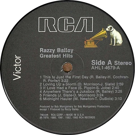 Razzy Bailey - Greatest Hits