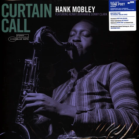 Hank Mobley - Curtain Call Tone Poet Vinyl Edition