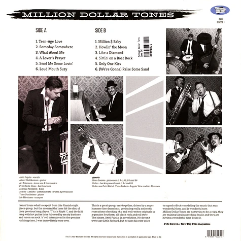 Million Dollar Tones - Come On!