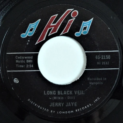 Jerry Jaye - Long Black Veil