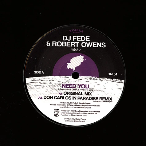 DJ Fede & Robert Owens - Need You