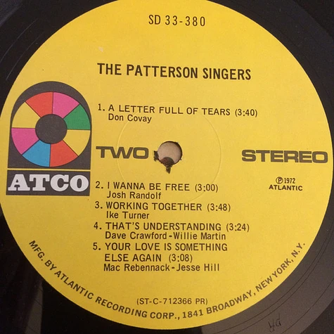 Patterson Singers - The Patterson Singers