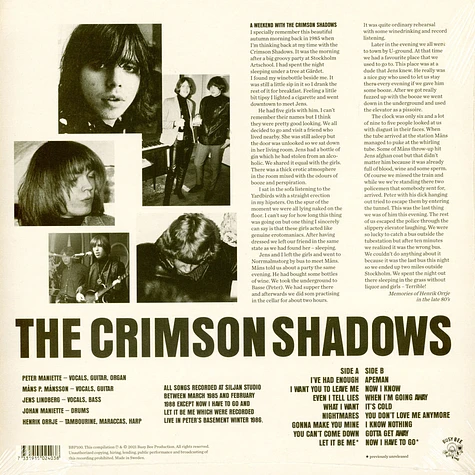 Crimson Shadows - It's The Crimson F***** Shadows!