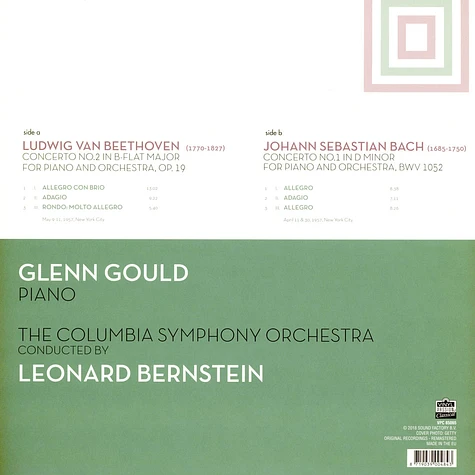 Glenn Gould - Beethoven Concerto 2 & Bach Concerto 1