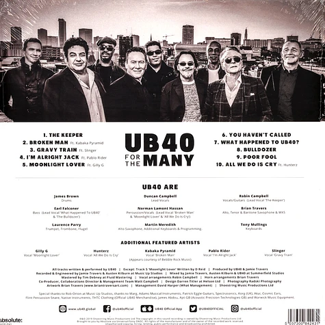 UB 40 - For The Many