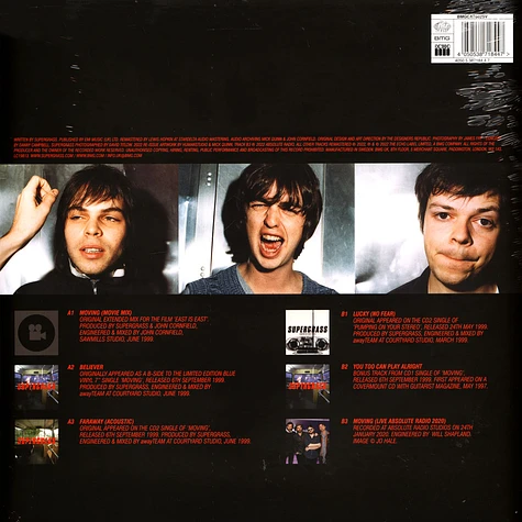 Supergrass - Moving Record Store Day 2022 Blue Vinyl Edition