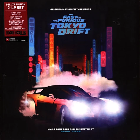 Brian Tyler - OST The Fast & Furious: Tokyo Drift Score Record Store Day 2022 Orange & Black Vinyl Edition