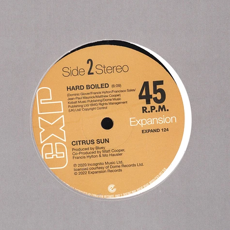 Citrus Sun - Expansions (12" Version) / Hard Boiled