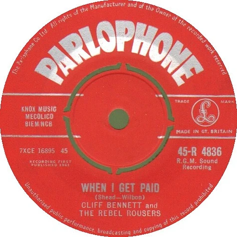 Cliff Bennett & The Rebel Rousers - That's What I Said