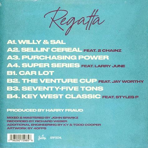 Curren$y & Harry Fraud - Regatta