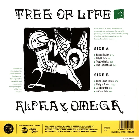 Alpha & Omega - Tree Of Life Volume 2 Record Store Day 2022 Vinyl Edition