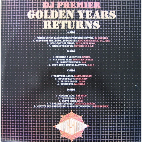 DJ Premier - Golden Years Returns - Vinyl 2LP - 2004 - US | HHV