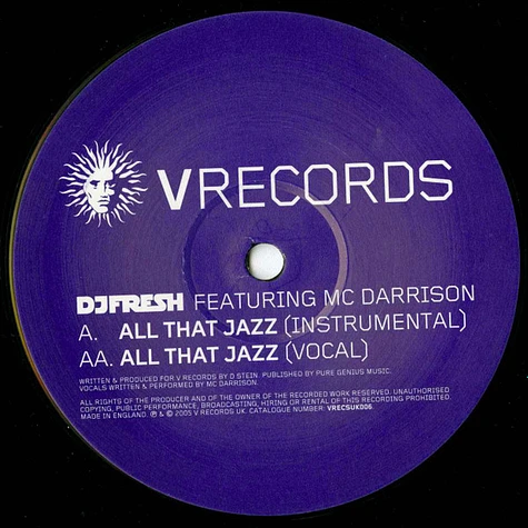 Fresh Featuring MC Darrison - All That Jazz
