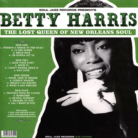 Betty Harris - The Lost Queen Of New Orleans Soul Green Record Store Day 2022 Vinyl Edition