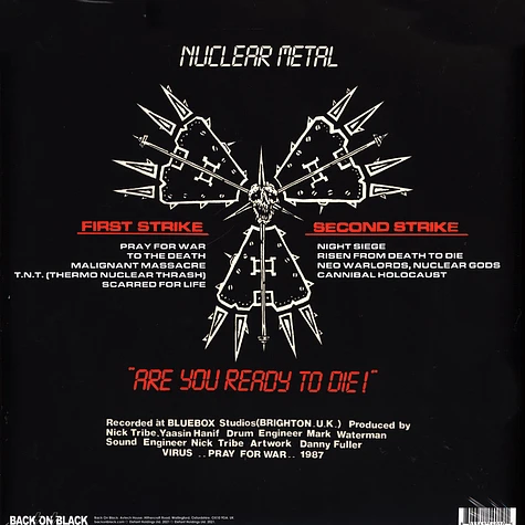 Virus - Pray For War White / Red Splatter Vinyl Edition