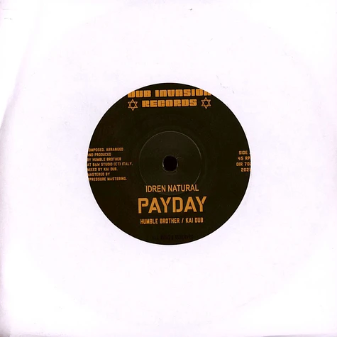 Idren Natural / Humble Brother & Kai Dub - Payday / Paydub