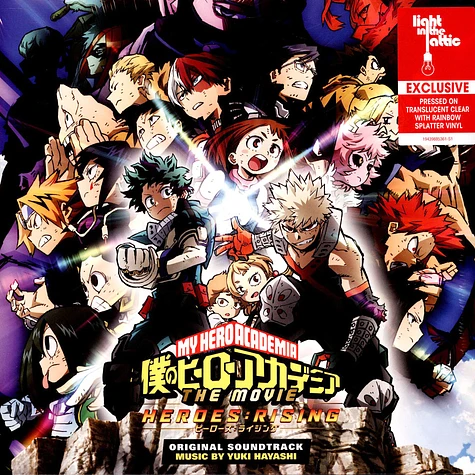 Yuki Hayashi - OST My Hero Academia: Heroes Rising Clear W/ Black & White Splatter Vinyl Edition