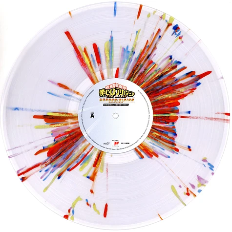 Yuki Hayashi - OST My Hero Academia: Heroes Rising Clear W/ Black & White Splatter Vinyl Edition