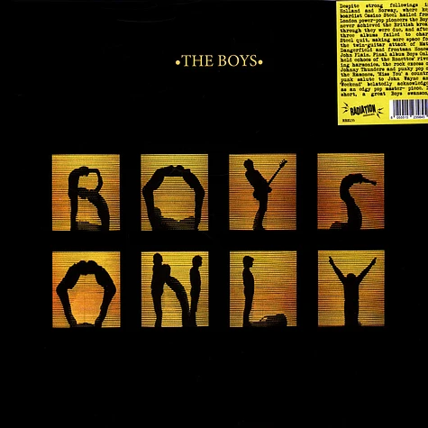 Boys - Boys Only Record Store Day 2022 Orange Vinyl Edition