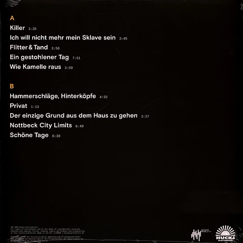 Muff Potter - Bei Aller Liebe Black Vinyl Edition