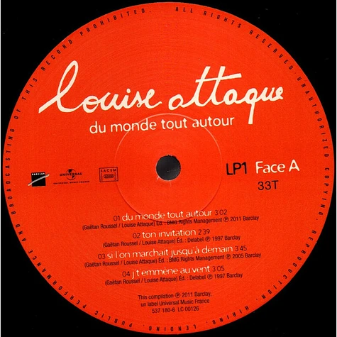 Louise Attaque - Du Monde Tout Autour