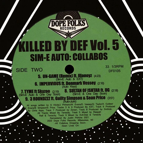 Sim-E Auto (School Dayze) - Killed By Def Volume 5