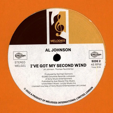 Tata Vega & Al Johnson - I've Got My Second Wind