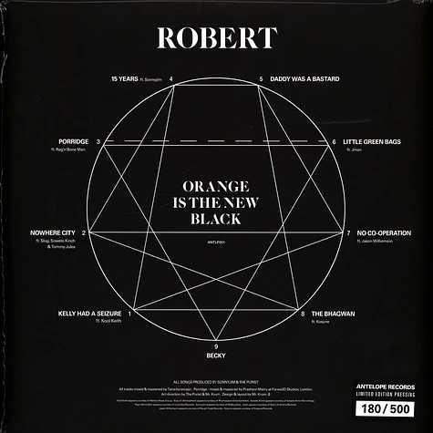 Robert - Orange Is The New Black Black Vinyl Edition