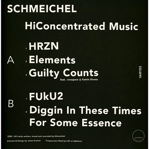 Schmeichel - HiConcentrated Music