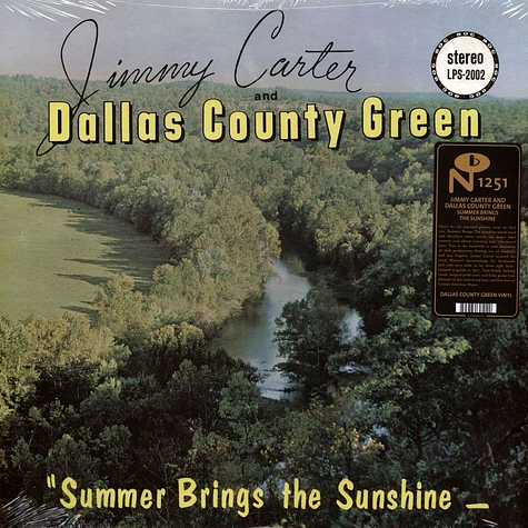 Jimmy Carter & The Dallas County Green - Summer Brings The Sunshine Green Vinyl Edition