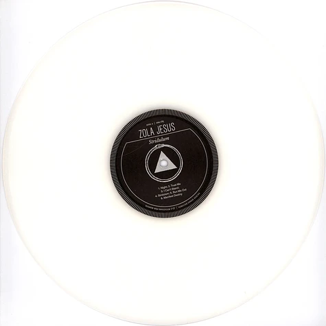 Zola Jesus - Stridulum Milky Clear Vinyl Edition