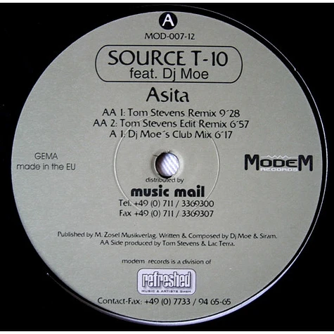 Source T-10 Feat. DJ Moe - Asita