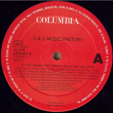 C + C Music Factory - Do You Wanna Get Funky?