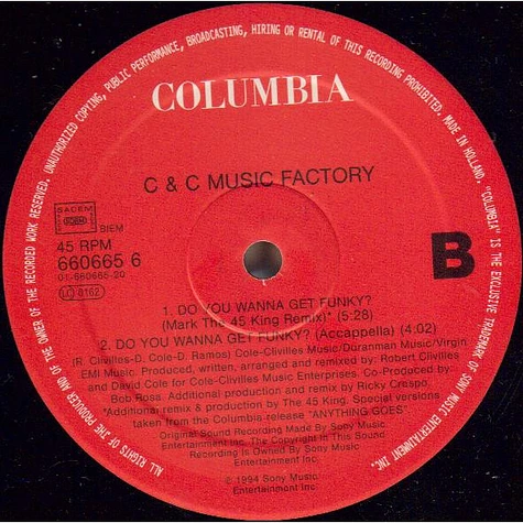 C + C Music Factory - Do You Wanna Get Funky?