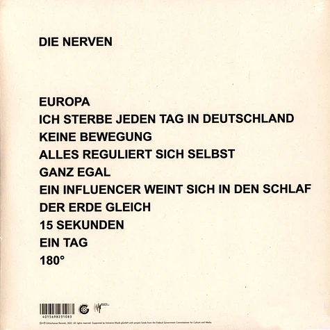 Die Nerven - Die Nerven Black Vinyl Edition