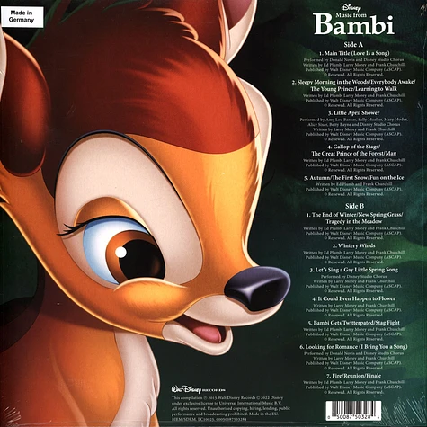V.A. - OST Music From Bambi 80th Anniversary Green Vinyl Edition
