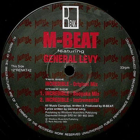 M-Beat Featuring General Levy - Incredible