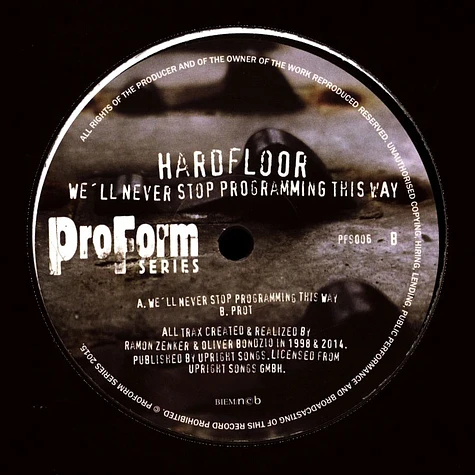 Hardfloor - We’ll Never Stop Programming This Way