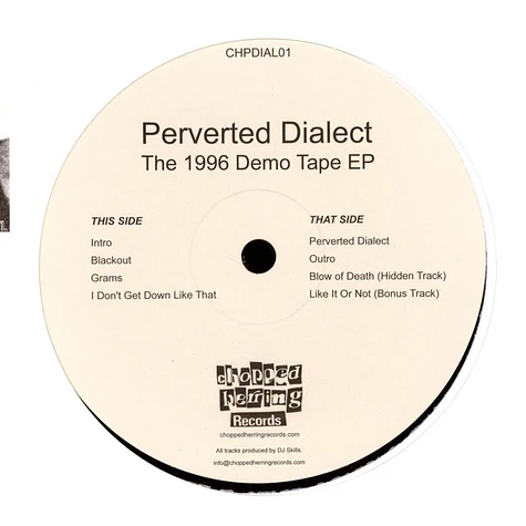 Perverted Dialect - The 1996 Demo Tape EP