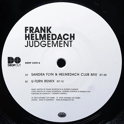 Frank-Michael Helmedach - Judgement