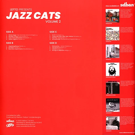 V.A. - Lefto Presents Jazz Cats Volume 2 Red Vinyl Edition