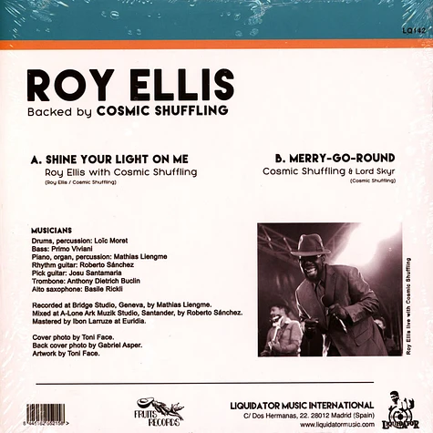Roy Ellis Aka Mr. Symarip - Shine Your Light On Me