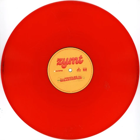 Zymt - Das Privileg Der Misanthropie Red Vinyl Edition