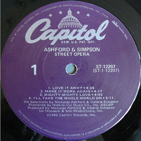 Ashford & Simpson - Street Opera