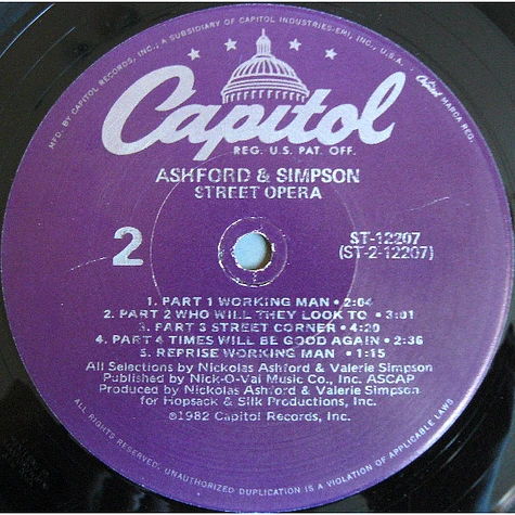 Ashford & Simpson - Street Opera