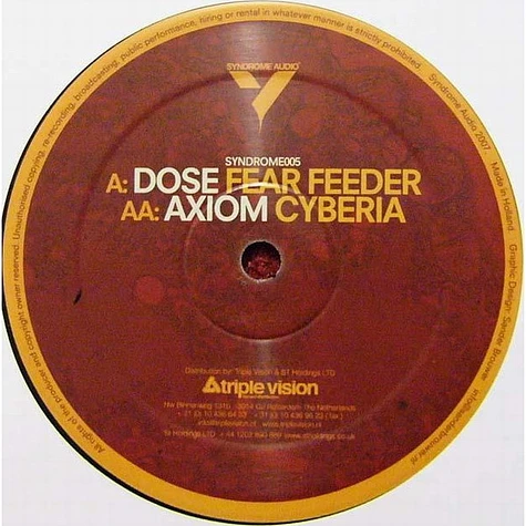 Dose / Axiom - Fear Feeder / Cyberia